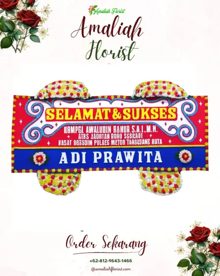 Papan Bunga Ucapan Selamat Pantai Johor